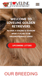 Mobile Screenshot of lovelinegoldenretrievers.com